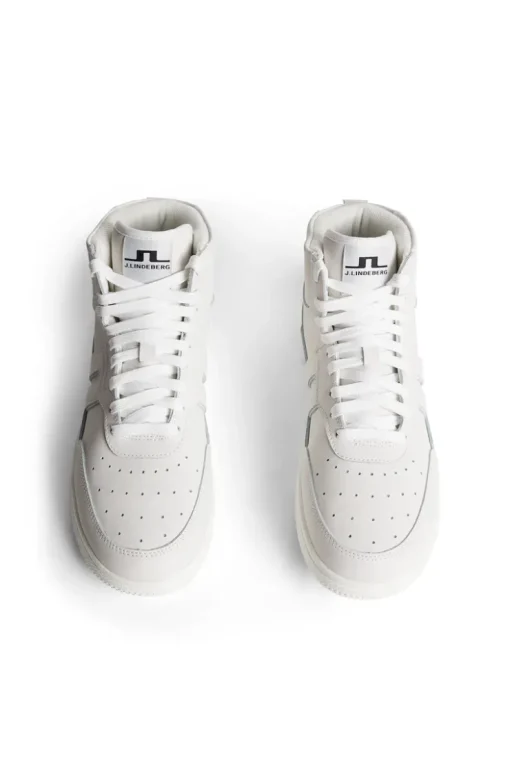 Golf|Golf Shoes<J.Lindeberg Ace High-Top Golf Sneaker W White