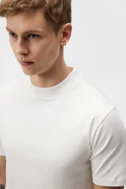 Tops|T-shirts<J.Lindeberg Ace Mock Neck T-shirt White