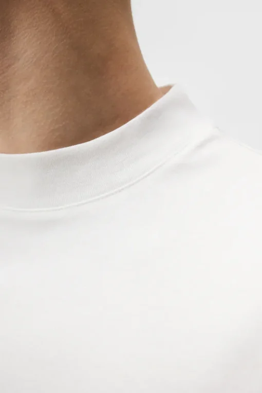 Tops|T-shirts<J.Lindeberg Ace Mock Neck T-shirt White