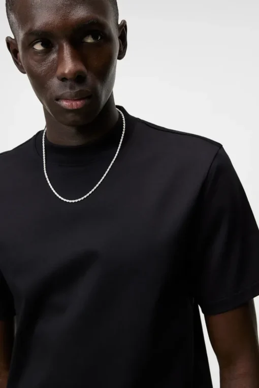 T-shirts|T-shirts<J.Lindeberg Ace Mock Neck T-shirt Black