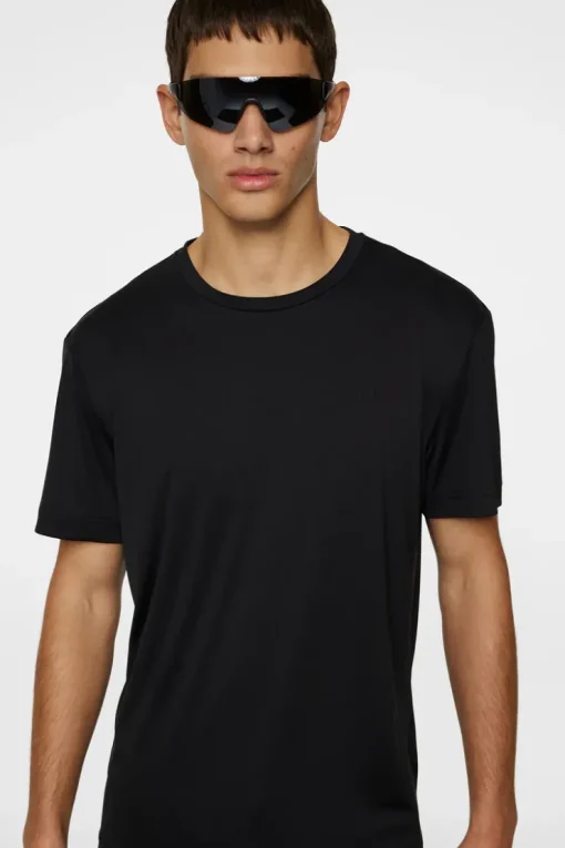 T-shirts|Active<J.Lindeberg Ade T-shirt Black