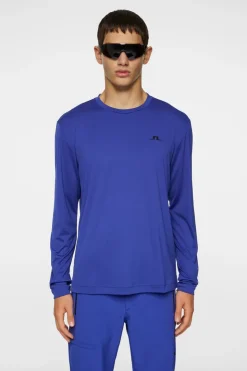 T-shirts|Active<J.Lindeberg Ade T-shirt LS ClematisBlue