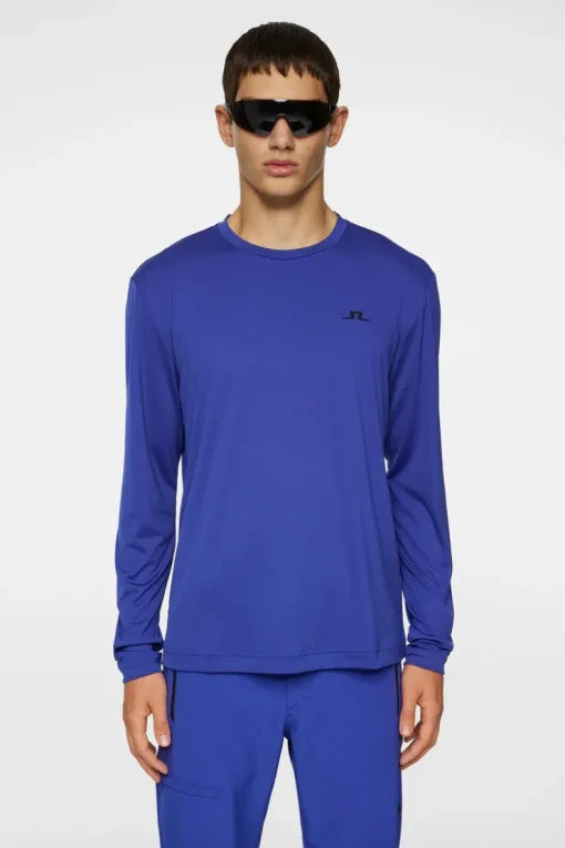 T-shirts|Active<J.Lindeberg Ade T-shirt LS ClematisBlue