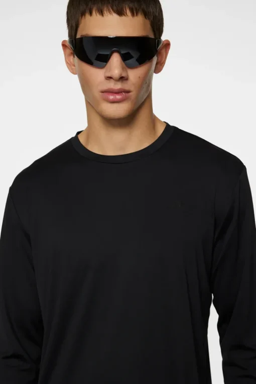 T-shirts|Active<J.Lindeberg Ade T-shirt LS Black