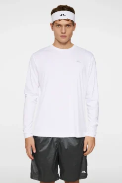 T-shirts|Tennis<J.Lindeberg Ade T-shirt LS White