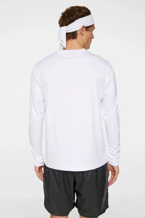 T-shirts|Tennis<J.Lindeberg Ade T-shirt LS White