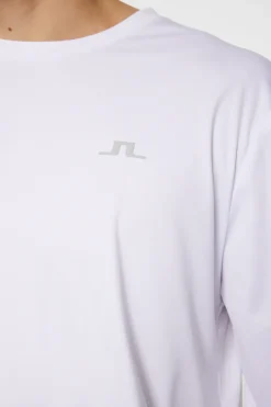 T-shirts|Tennis<J.Lindeberg Ade T-shirt LS White