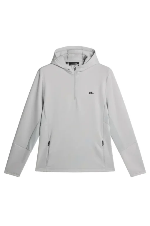 Golf|Hoodies<J.Lindeberg Aerial Quarter Zip Hood HighRise