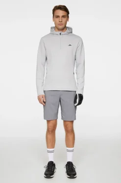 Golf|Hoodies<J.Lindeberg Aerial Quarter Zip Hood HighRise