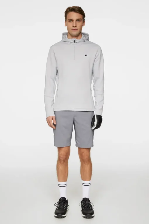 Golf|Hoodies<J.Lindeberg Aerial Quarter Zip Hood HighRise