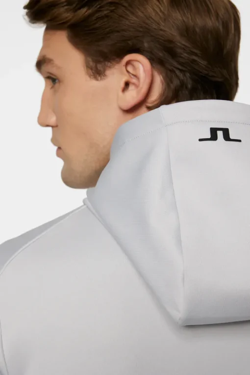 Golf|Hoodies<J.Lindeberg Aerial Quarter Zip Hood HighRise