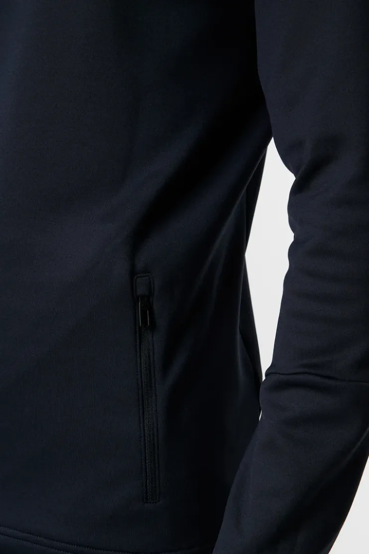 Golf|Base & Mid Layers<J.Lindeberg Aerial Quarter Zip Mid Layer JLNavy