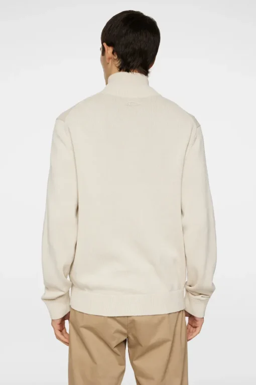 Knitwear|Tops<J.Lindeberg Alexis Full Zip Cardigan Moonbeam