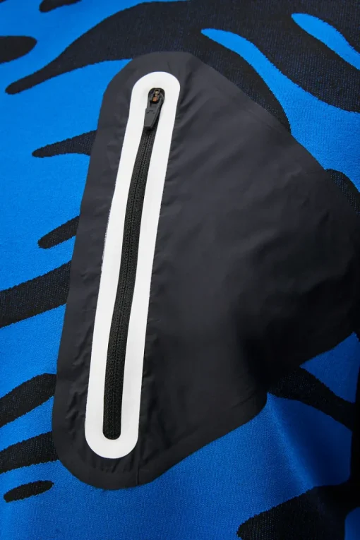 Base & Mid Layers|Outdoor<J.Lindeberg Alonso Jacquard Crew Neck NeptuneNauticalBlue