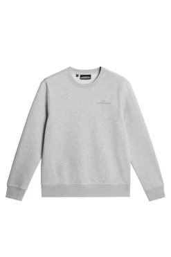 Active|Sweaters<J.Lindeberg Alpha Crew Neck LightGreyMelange