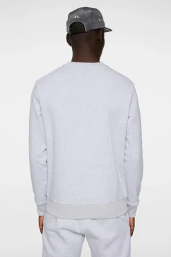 Active|Sweaters<J.Lindeberg Alpha Crew Neck LightGreyMelange