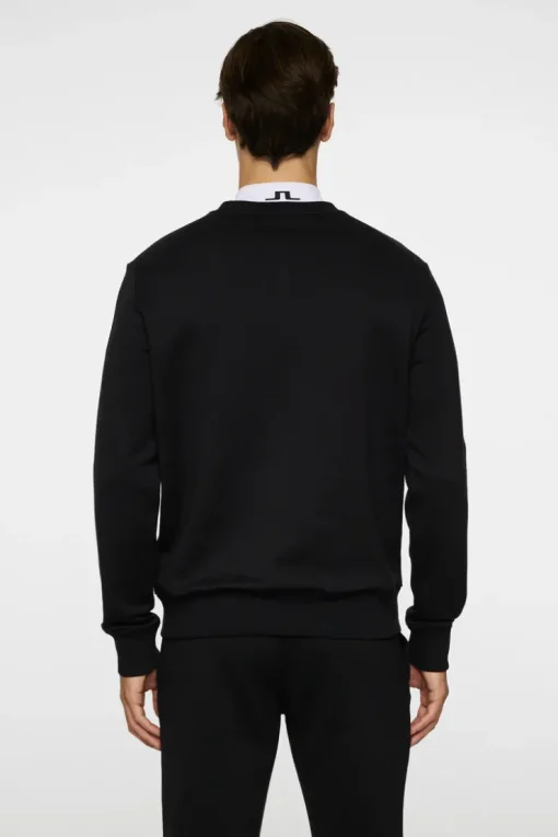 Sweaters|Active<J.Lindeberg Alpha Crew Neck Black