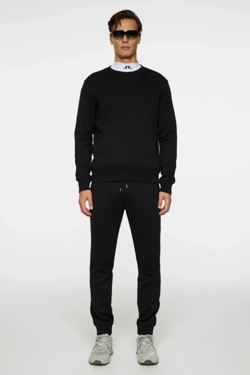 Sweaters|Active<J.Lindeberg Alpha Crew Neck Black