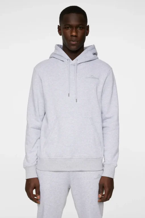 Active|Hoodies<J.Lindeberg Alpha Hood LightGreyMelange