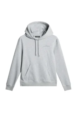 Active|Hoodies<J.Lindeberg Alpha Hood LightGreyMelange