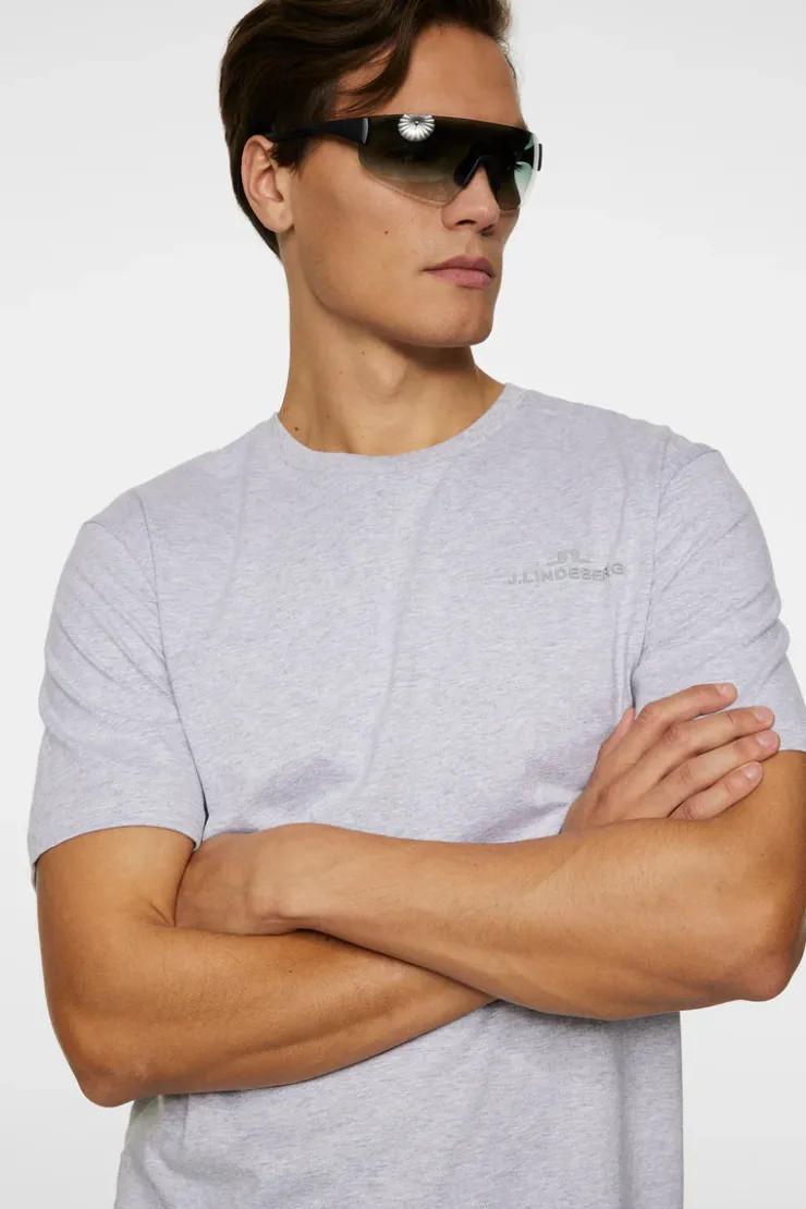 T-shirts|Active<J.Lindeberg Alpha T-shirt LightGreyMelange