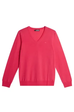 Golf|Knitwear<J.Lindeberg Amaya Knitted Sweater Azalea