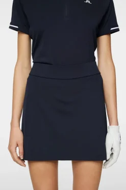 Golf|Skirts<J.Lindeberg Amelie Mid Golf Skirt JLNavy
