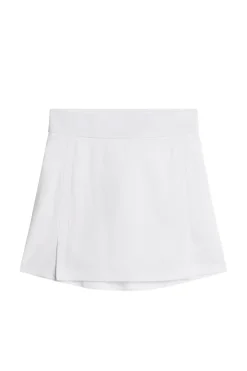 Golf|Skirts<J.Lindeberg Amelie Mid Golf Skirt White