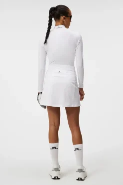 Golf|Skirts<J.Lindeberg Amelie Mid Golf Skirt White