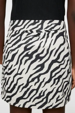 Golf|Skirts<J.Lindeberg Amelie Mid Print Skirt TourTigerMoonbeamM