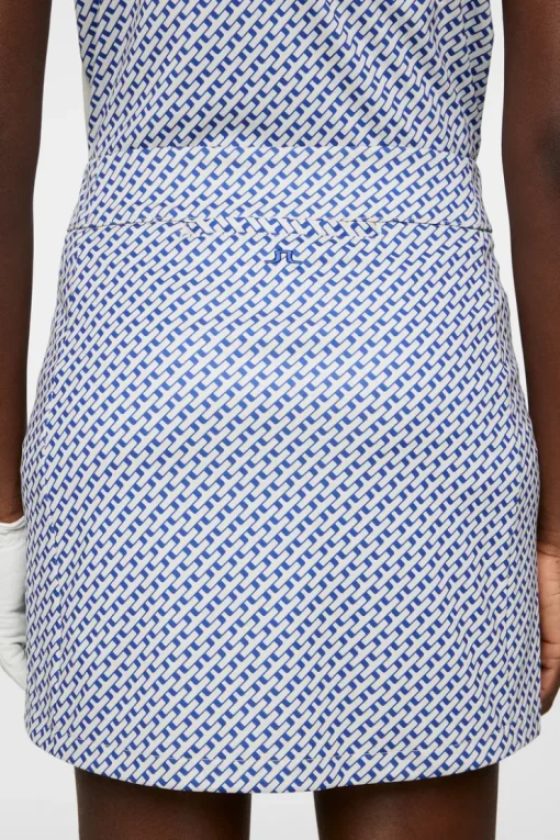 Golf|Skirts<J.Lindeberg Amelie Mid Print Skirt TourGeoMoonbeamS