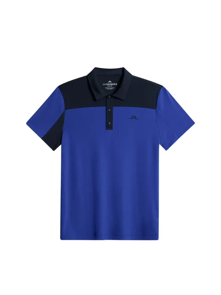 Golf|Polo Shirts<J.Lindeberg Anders Slim Fit Polo ClematisBlue