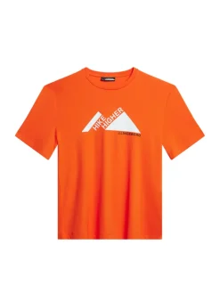 Base & Mid Layers|Outdoor<J.Lindeberg Andreas T-shirt TangerineTango