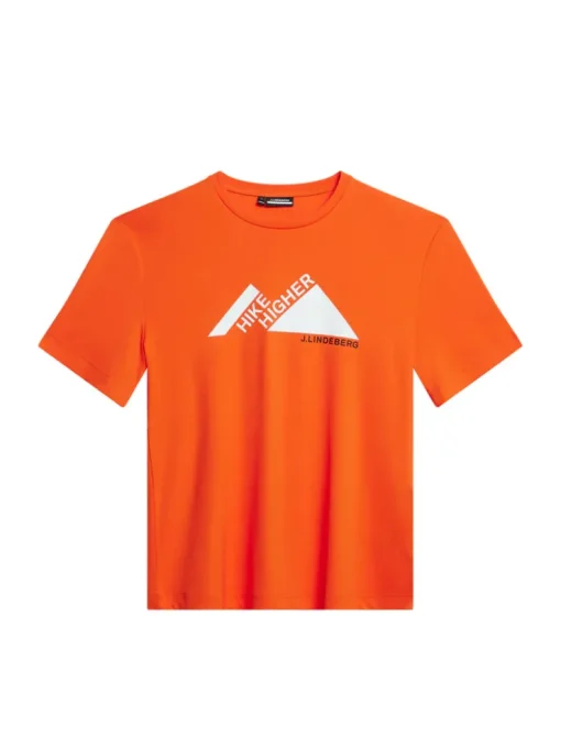 Base & Mid Layers|Outdoor<J.Lindeberg Andreas T-shirt TangerineTango
