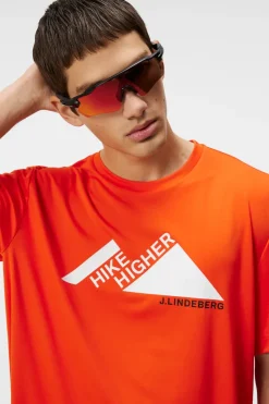 Base & Mid Layers|Outdoor<J.Lindeberg Andreas T-shirt TangerineTango