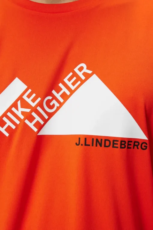 Base & Mid Layers|Outdoor<J.Lindeberg Andreas T-shirt TangerineTango