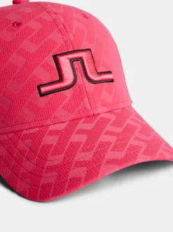 Golf|Golf Caps<J.Lindeberg Anga Jacquard Cap TourGeoJacquardPinkM