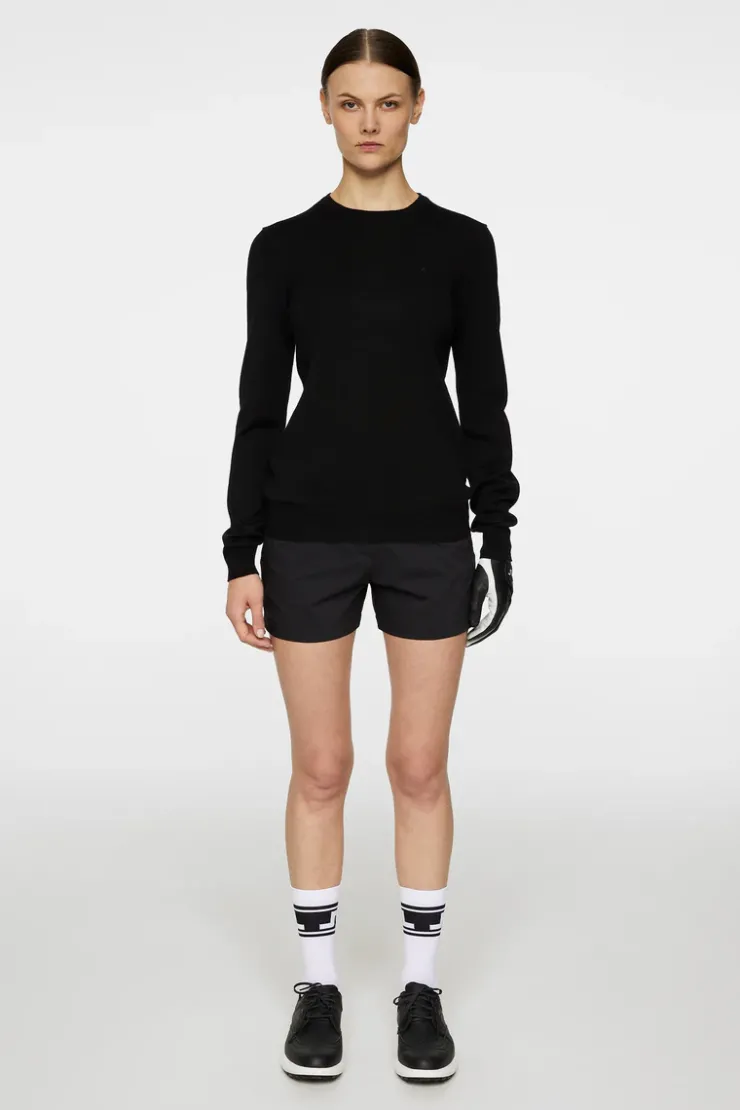 Golf|Knitwear<J.Lindeberg Aria Knitted Sweater Black