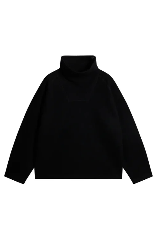 Après Ski<J.Lindeberg Armond Wool Anorak Sweater Black