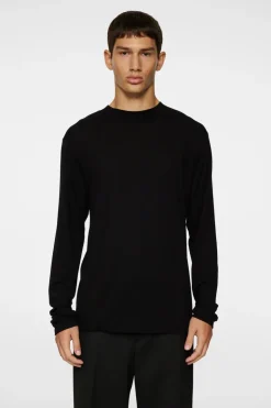 T-shirts|Tops<J.Lindeberg Arnie mock neck LS t-shirt Black
