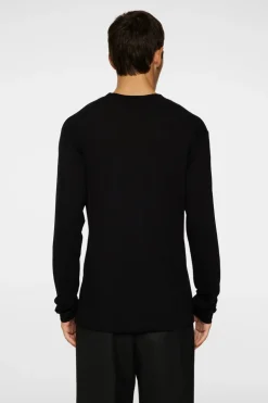 T-shirts|Tops<J.Lindeberg Arnie mock neck LS t-shirt Black