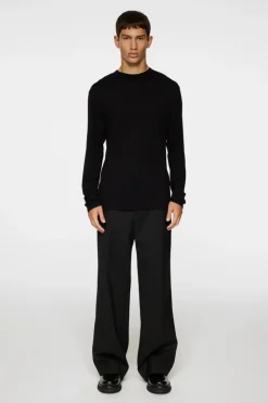 T-shirts|Tops<J.Lindeberg Arnie mock neck LS t-shirt Black