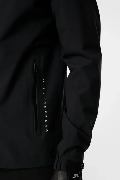 Golf|Jackets<J.Lindeberg Arvid Rain Jacket Black