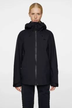 Ski|Outerwear<J.Lindeberg Ascend Shell Jacket Black