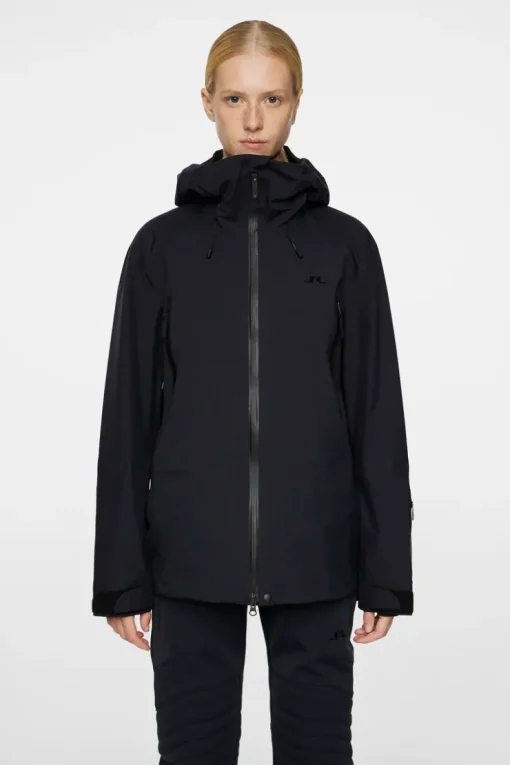 Ski|Outerwear<J.Lindeberg Ascend Shell Jacket Black