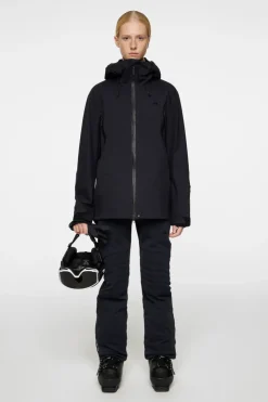 Ski|Outerwear<J.Lindeberg Ascend Shell Jacket Black