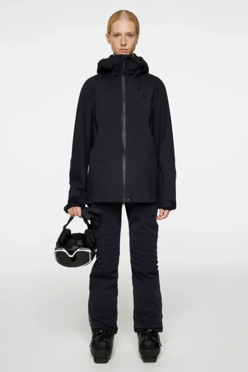 Ski|Outerwear<J.Lindeberg Ascend Shell Jacket Black