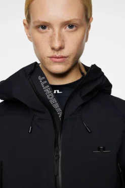 Ski|Outerwear<J.Lindeberg Ascend Shell Jacket Black