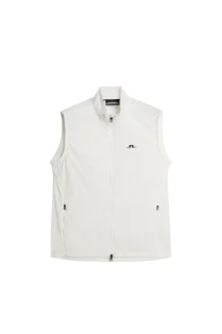 Golf|Outerwear<J.Lindeberg Ash Light Packable Vest White