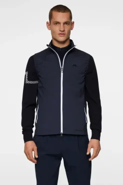 Golf|Vests<J.Lindeberg Ash Light Packable Vest JLNavy